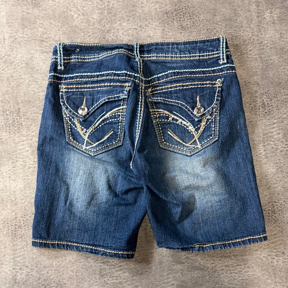 Southpole Y2k Bling Contrast Bermuda Shorts